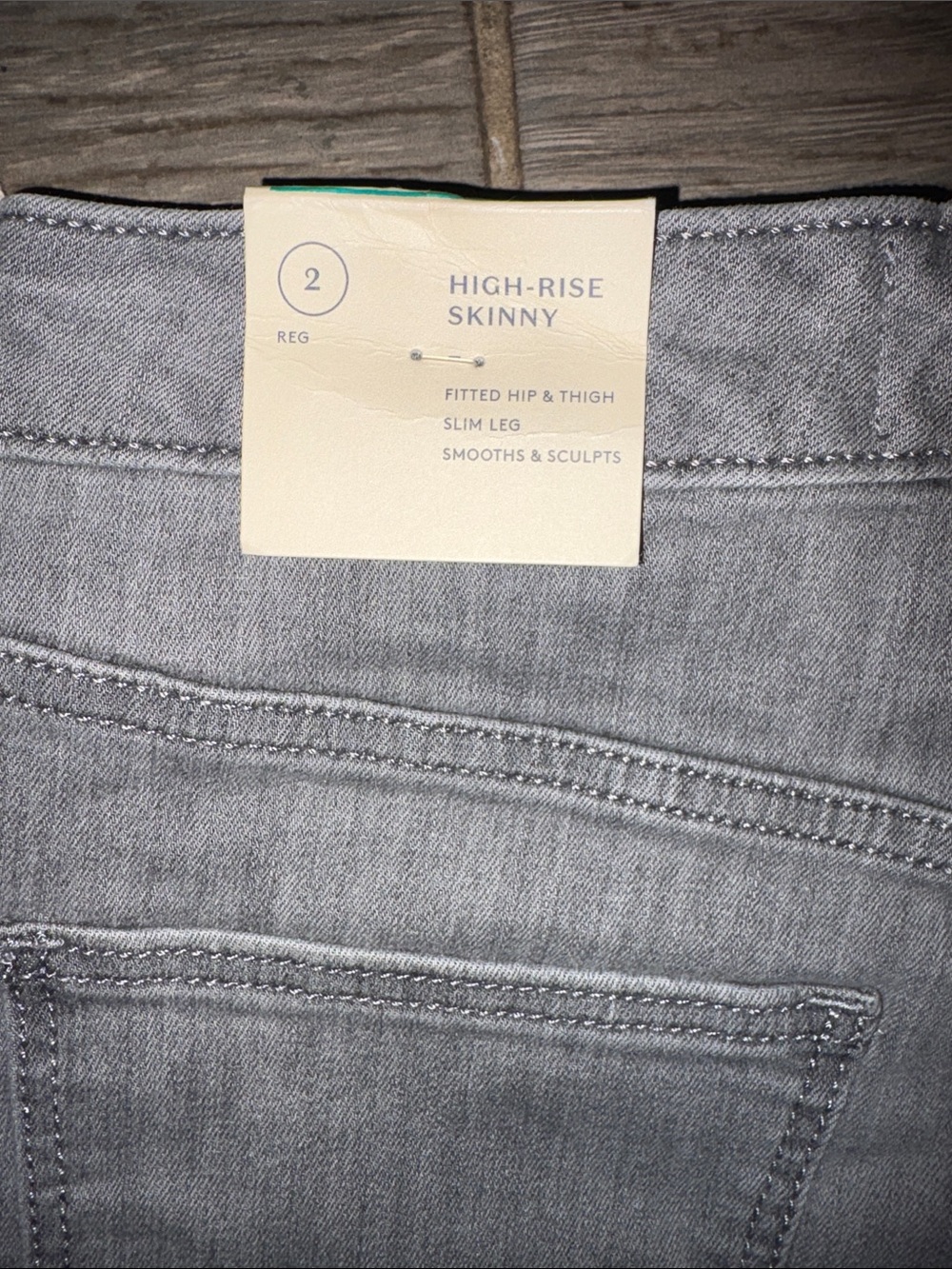 Universal Thread High Rise Gray Jeans - Picture 3 of 3